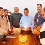 पत्रकारों ने हर्षोल्लासपूर्वक मनाया, ग्रापए मंडलीय मंत्री का जन्मदिन